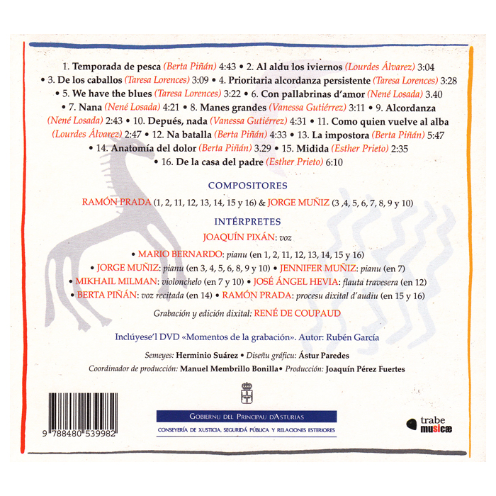 cd + libro + DVD Joaquín Pixan Palabres de Muyer